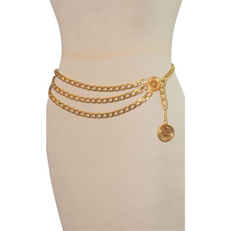 chanel three chain belt|chanel chain belts for women.